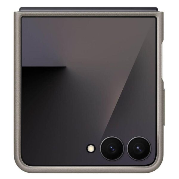 Оригинален Кожен Калъф SAMSUNG Z Flip 7, Kindsuit Case EF-VF766PJEGWW, Бежов - Image 2