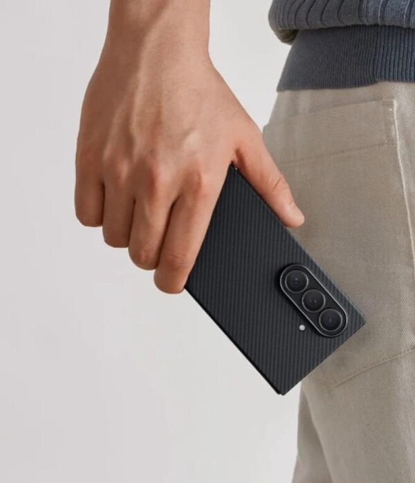 Magsafe Калъф за SAMSUNG Z Fold 7, PITAKA Ultra Slim Black-Gray Case, Черен - Image 6