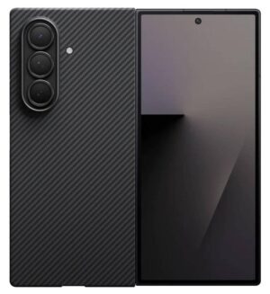 Magsafe Калъф за SAMSUNG Z Fold 7, PITAKA Ultra Slim Black-Gray Case, Черен