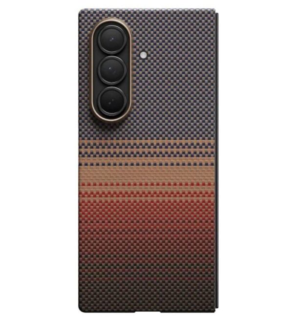 Magsafe Калъф за SAMSUNG Z Fold 7, PITAKA Ultra Slim Sunset Case, Кафяв