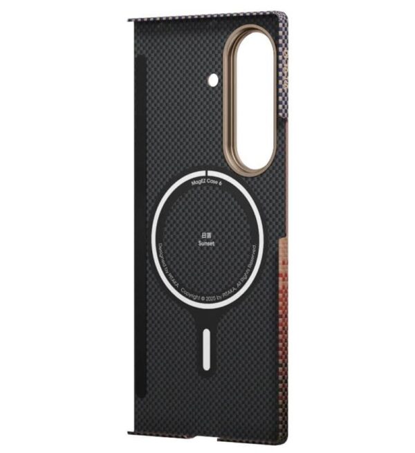Magsafe Калъф за SAMSUNG Z Fold 7, PITAKA Ultra Slim Sunset Case, Кафяв - Image 4