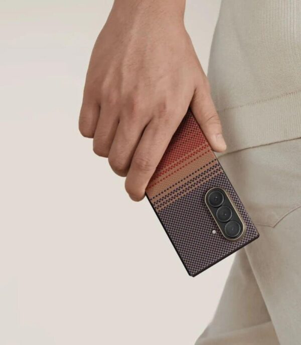 Magsafe Калъф за SAMSUNG Z Fold 7, PITAKA Ultra Slim Sunset Case, Кафяв - Image 7
