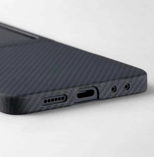 Magsafe Калъф за SAMSUNG Z Flip 7, PITAKA Ultra Slim Black-Gray Case, Черен - Image 5