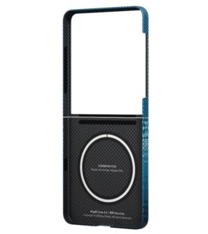 Magsafe Калъф за SAMSUNG Z Flip 7, PITAKA Ultra Slim Moonrise Case, Син