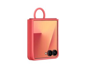 Оригинален Калъф за SAMSUNG Z Flip 7, Ring Case EF-PF766TREGWW, Червен