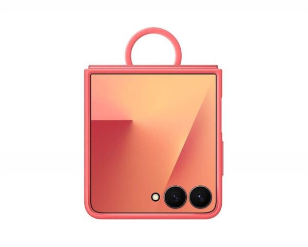 Оригинален Калъф за SAMSUNG Z Flip 7, Ring Case EF-PF766TREGWW, Червен - Image 3