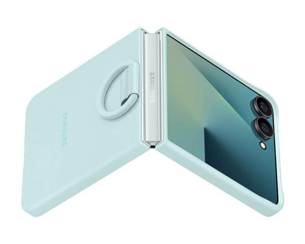 Оригинален Калъф за SAMSUNG Z Flip 7, Ring Case EF-PF766TMEGWW, Зелен - Image 4