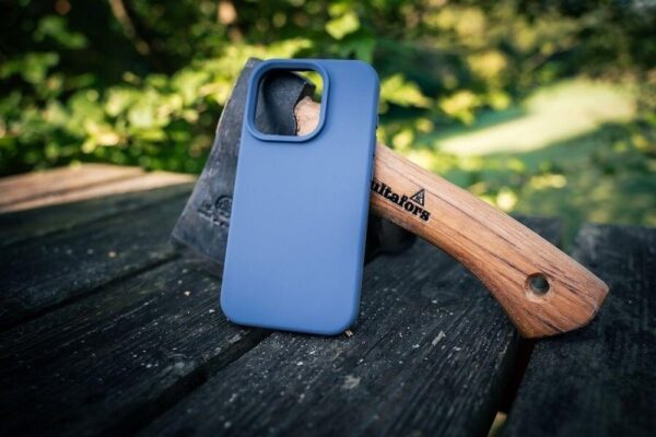Magsafe Силиконов Калъф за iPhone 17, TACTICAL MagForce Velvet Smoothie Case, Син - Image 6
