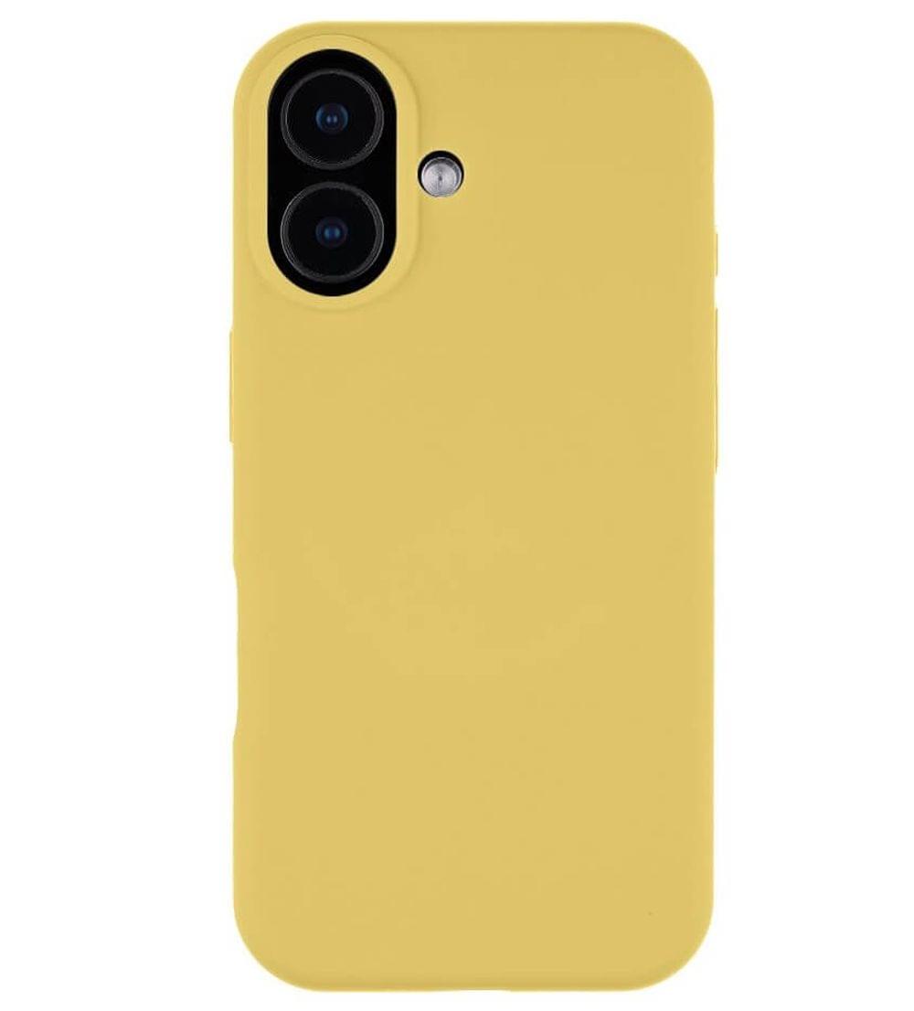 Magsafe Силиконов Калъф за iPhone 17, TACTICAL MagForce Velvet Smoothie Case, Жълт