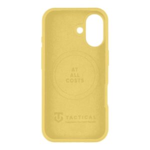 Magsafe Силиконов Калъф за iPhone 17, TACTICAL MagForce Velvet Smoothie Case, Жълт