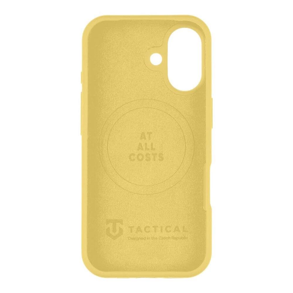 Magsafe Силиконов Калъф за iPhone 17, TACTICAL MagForce Velvet Smoothie Case, Жълт - Image 2