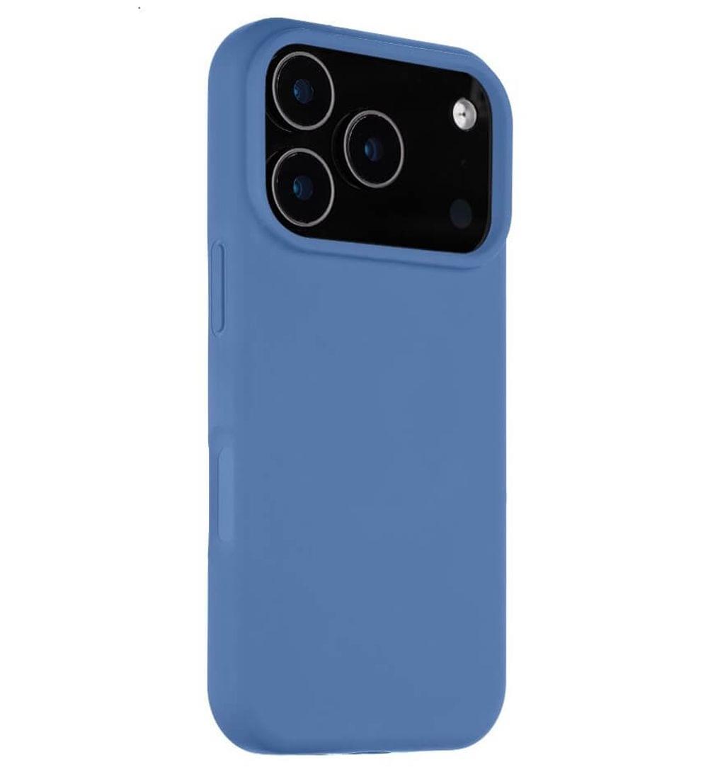 Magsafe Силиконов Калъф за iPhone 17 Pro, TACTICAL MagForce Velvet Smoothie Case, Син - Image 3