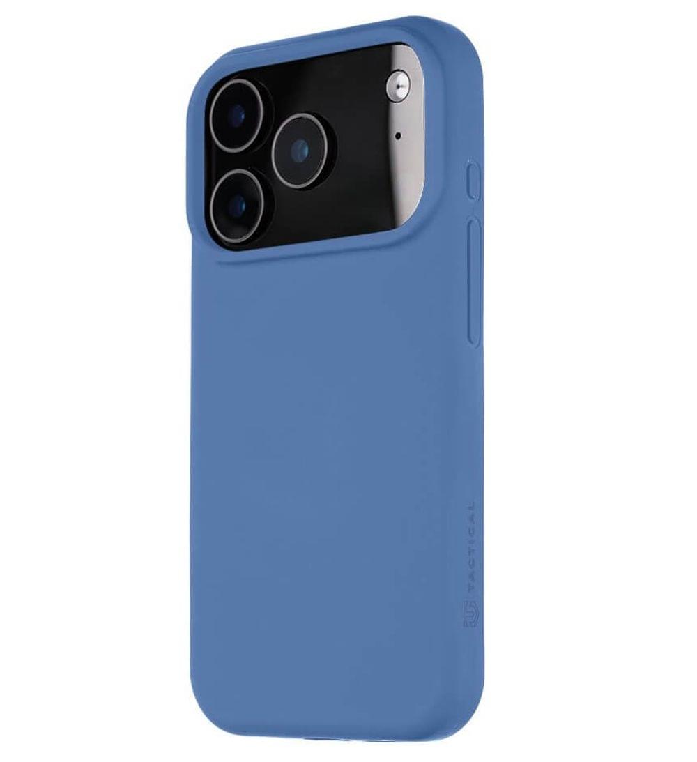 Magsafe Силиконов Калъф за iPhone 17 Pro, TACTICAL MagForce Velvet Smoothie Case, Син - Image 4