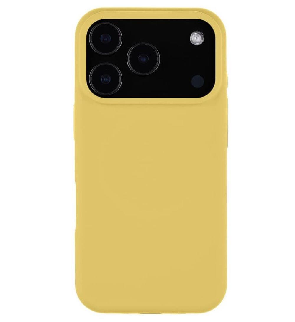 Magsafe Силиконов Калъф за iPhone 17 Pro, TACTICAL MagForce Velvet Smoothie Case, Жълт