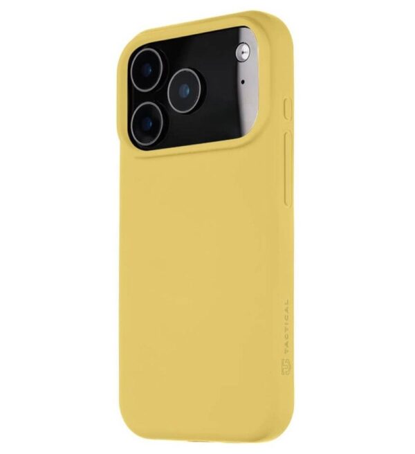 Magsafe Силиконов Калъф за iPhone 17 Pro Max, TACTICAL MagForce Velvet Smoothie Case, Жълт - Image 3