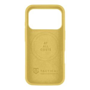 Magsafe Силиконов Калъф за iPhone 17 Pro, TACTICAL MagForce Velvet Smoothie Case, Жълт
