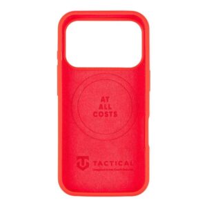Magsafe Силиконов Калъф за iPhone 17 Pro, TACTICAL MagForce Velvet Smoothie Case, Червен