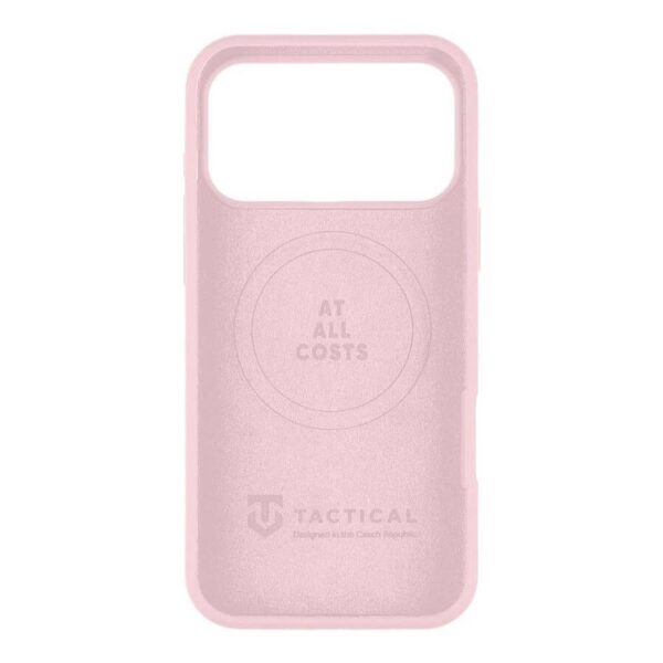Magsafe Силиконов Калъф за iPhone 17 Pro Max, TACTICAL MagForce Velvet Smoothie Case, Розов - Image 2