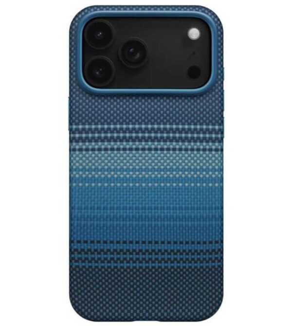Magsafe Калъф за iPhone 17 Pro, PITAKA Aramid UltraGuard Moonrise Case, Син