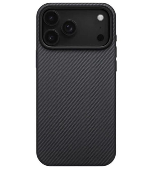 Magsafe Калъф за iPhone 17 Pro, PITAKA Aramid UltraGuard Black-Gray Case, Черен