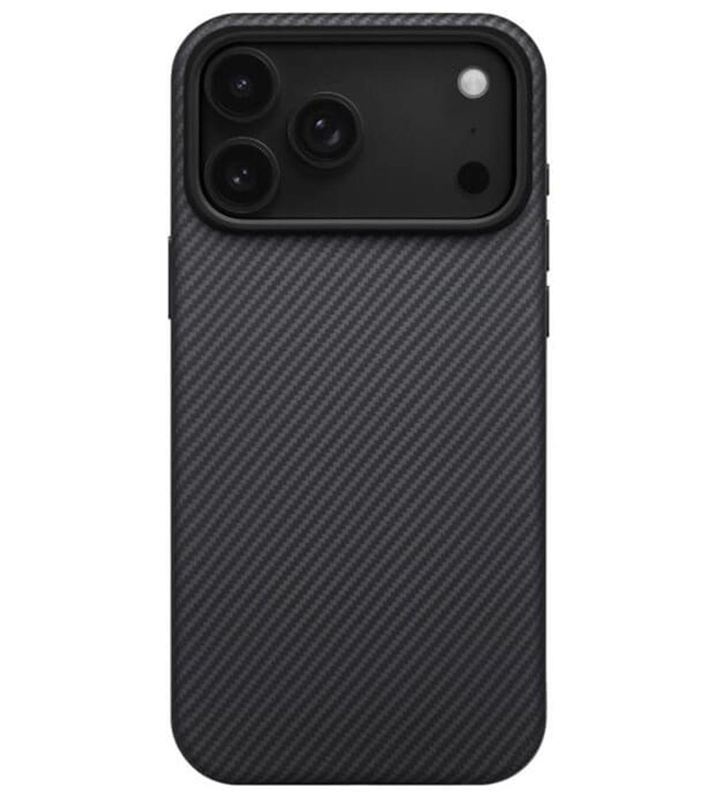 Magsafe Калъф за iPhone 17 Pro, PITAKA Aramid UltraGuard Black-Gray Case, Черен