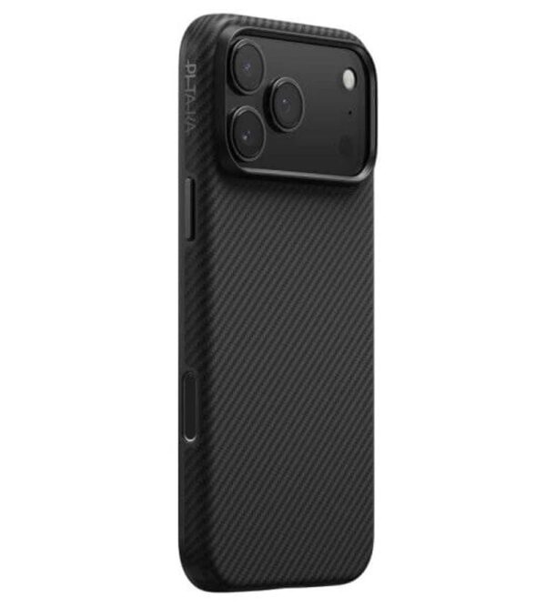 Magsafe Калъф за iPhone 17 Pro, PITAKA Aramid UltraGuard Black-Gray Case, Черен - Image 3