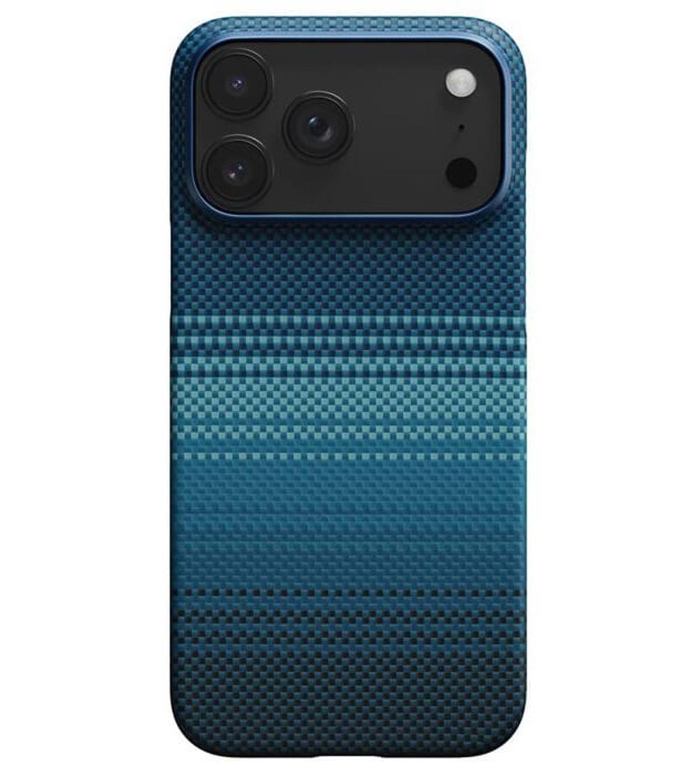 Magsafe Калъф за iPhone 17 Pro, PITAKA Ultra Slim Moonrise Case, Син