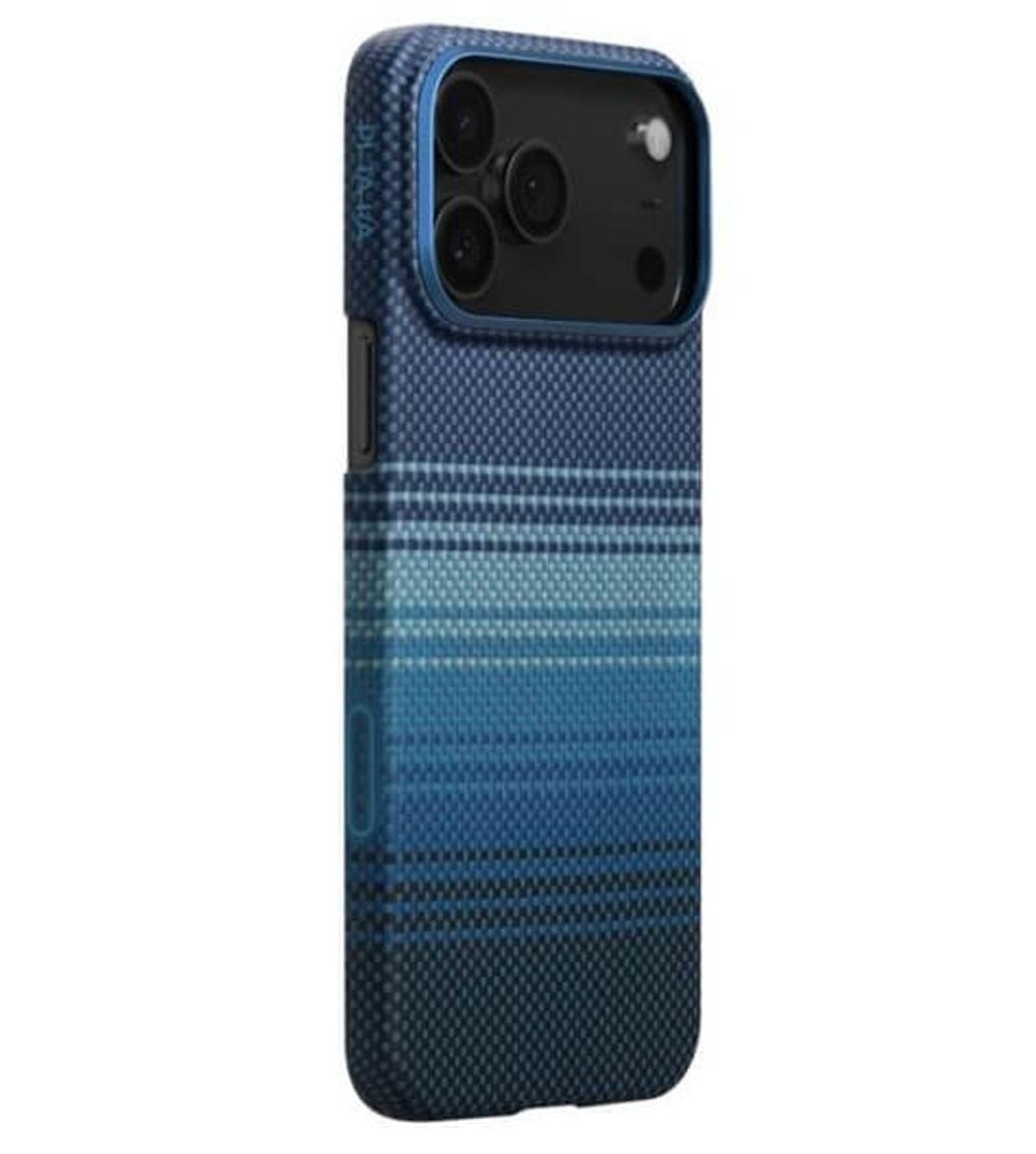 Magsafe Калъф за iPhone 17 Pro, PITAKA Ultra Slim Moonrise Case, Син