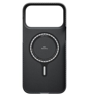 Magsafe Калъф за iPhone 17 Pro, PITAKA Ultra Slim Black-Gray Case, Черен