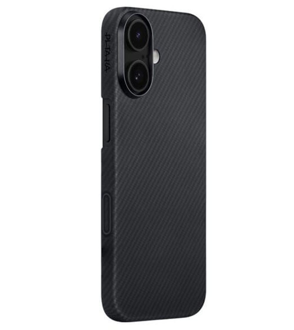 Magsafe Калъф за iPhone 17, PITAKA Ultra Slim Black-Gray Case, Черен