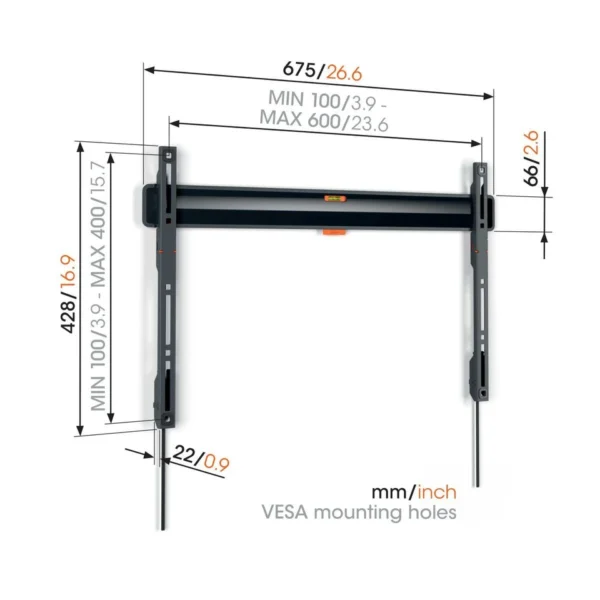 СТОЙКА ЗА ТЕЛЕВИЗОР VOGEL'S TVM 3603 СТОЙКА ЗА TV 40-100'' СТАЦИОНАРНА - Image 3