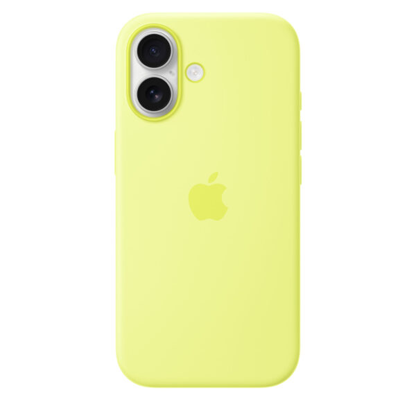 iPhone 17 Silicone Case with MagSafe – Neon Yellow - Image 4