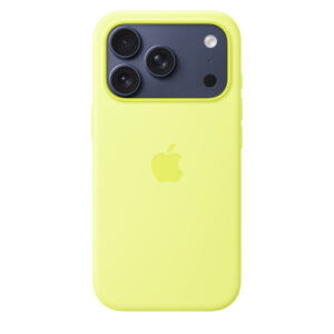 iPhone 17 Pro Silicone Case with MagSafe – Neon Yellow
