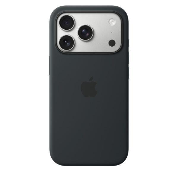 iPhone 17 Pro Max Silicone Case with MagSafe – Black - Image 2