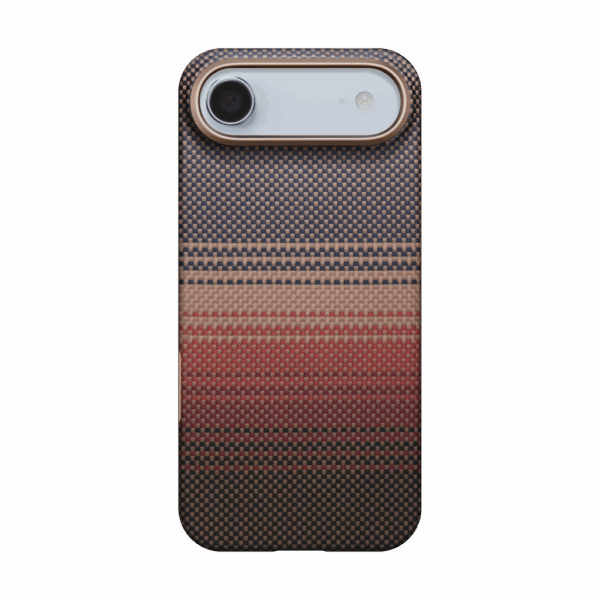 Magsafe Калъф за iPhone 17 Air, PITAKA Ultra Slim Sunset Case, Кафяв