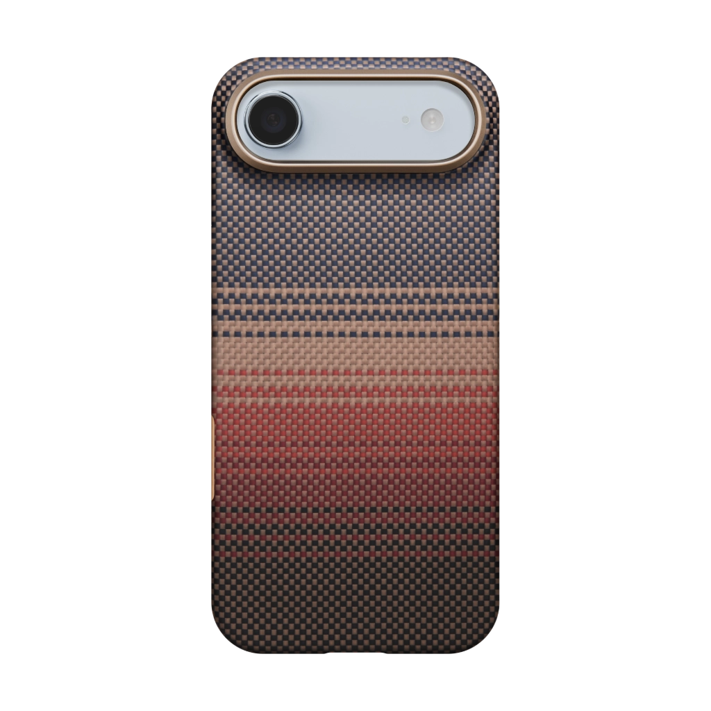 Magsafe Калъф за iPhone 17 Air, PITAKA Ultra Slim Sunset Case, Кафяв