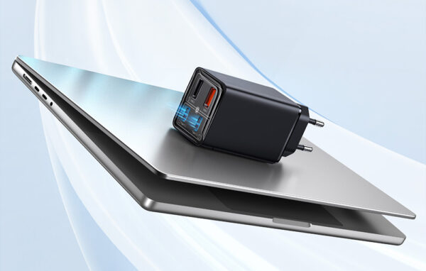 BASEUS 220V 65W, 2xA + 2xC, кабел C-C, GaN6 Pro /черен/ - P10162701113-00 - Image 9