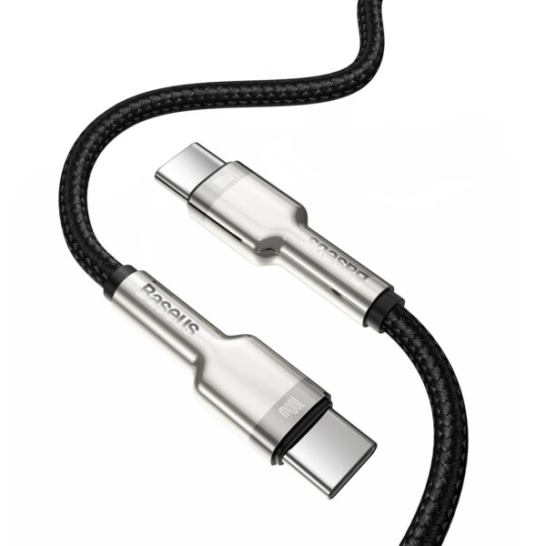 BASEUS Кабел Type-C - Type-C, 2м, 100W, 5A, CAFULE, CATJK-D01 /черен/