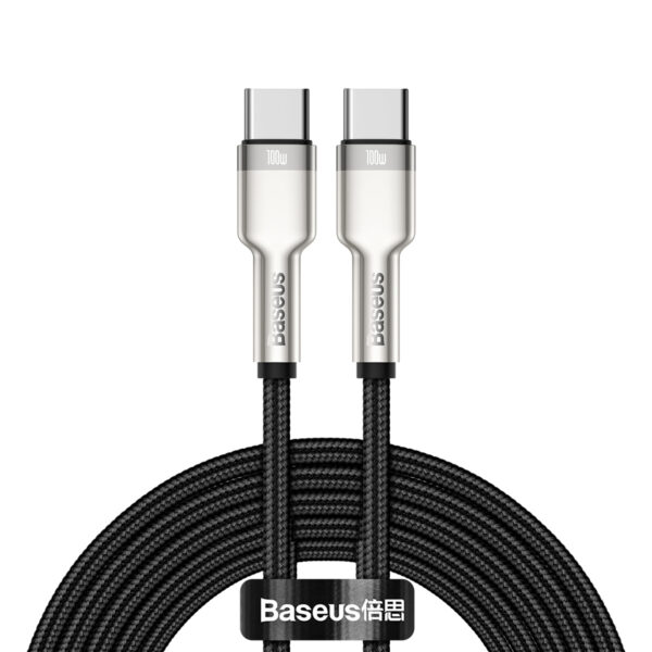 BASEUS Кабел Type-C - Type-C, 1м, 100W, 5A, CAFULE, CATJK-C01 /черен/
