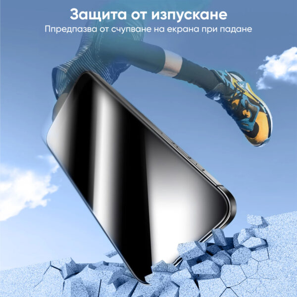 Стъклен протектор NORDIC iNstinct PRIVACY Super Strong Edge Glass Apple iPhone 17 Series - Image 7
