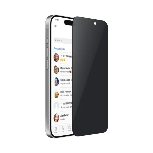 Стъклен протектор NORDIC iNstinct PRIVACY Super Strong Edge Glass Apple iPhone 17 Series - Image 2