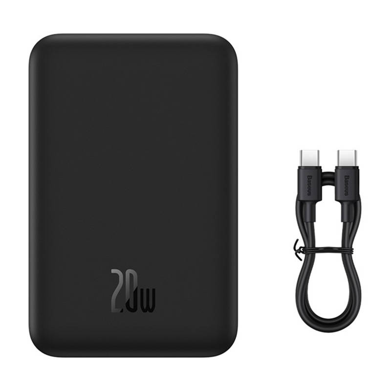 BASEUS Power Bank 20000 mAh 20W, Magnetic Mini Wireless /черен/ - PPCX150001