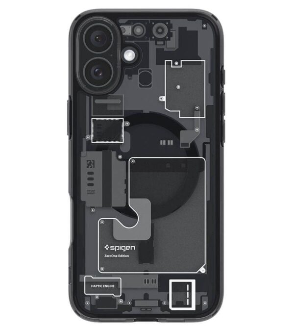 Magsafe Калъф за iPhone 16, SPIGEN Zero One Ultra Hybrid Case, Черен - Image 2