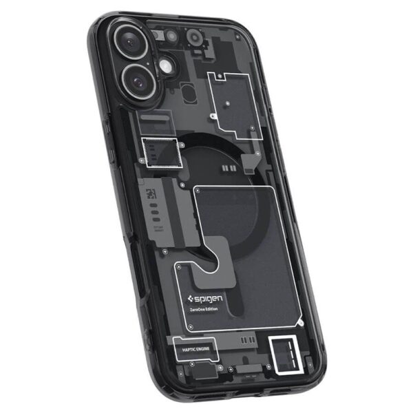 Magsafe Калъф за iPhone 16, SPIGEN Zero One Ultra Hybrid Case, Черен - Image 4