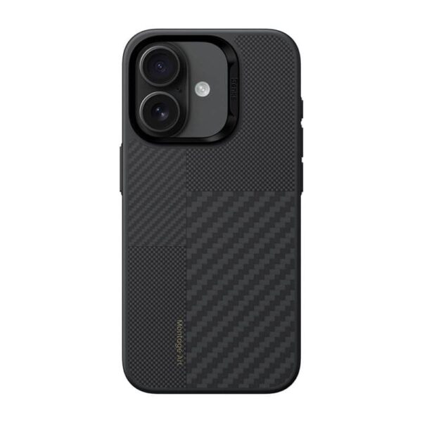 Magsafe Кевларен Калъф за iPhone 16, BENKS Montage Armor Pro Case, Черен - Image 3