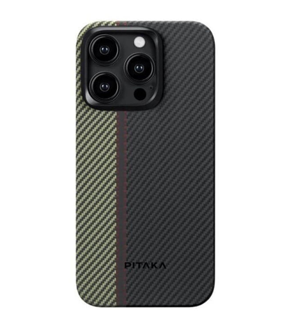PITAKA MagSafe Калъф за iPhone 15 Pro Max, PITAKA MagEZ 4 Overture Case, Черен