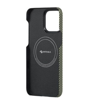 PITAKA MagSafe Калъф за iPhone 15 Pro Max, PITAKA MagEZ 4 Overture Case, Черен