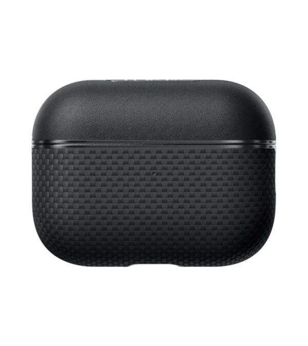 Magsafe Калъф за Apple AirPods Pro/ 2, PITAKA Aramid Fiber Magnetic Black/Gray Case, Черен