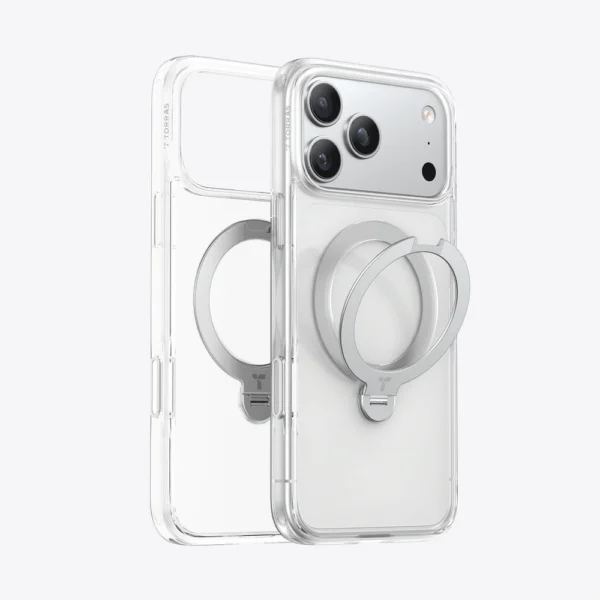 TORRAS Ostand Q3 Spin for iPhone 17 Pro - Clear