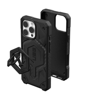 UAG MagSafe Противоударен Калъф за iPhone 16 Pro Max, UAG Monarch Pro Carbon Fiber Stand Case, Черен